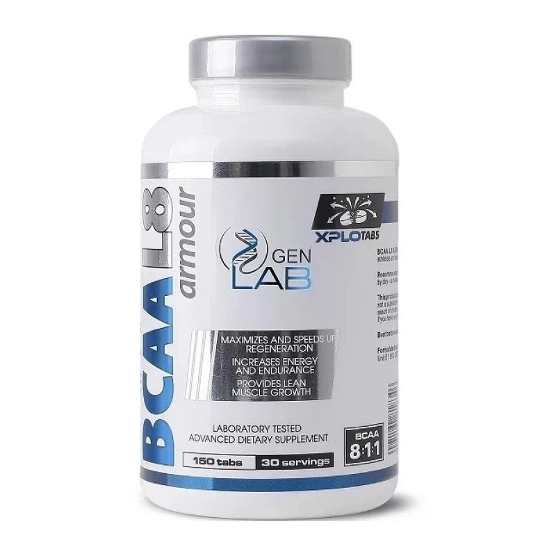 GENLAB BCAA L8 Armour 150 tabs.