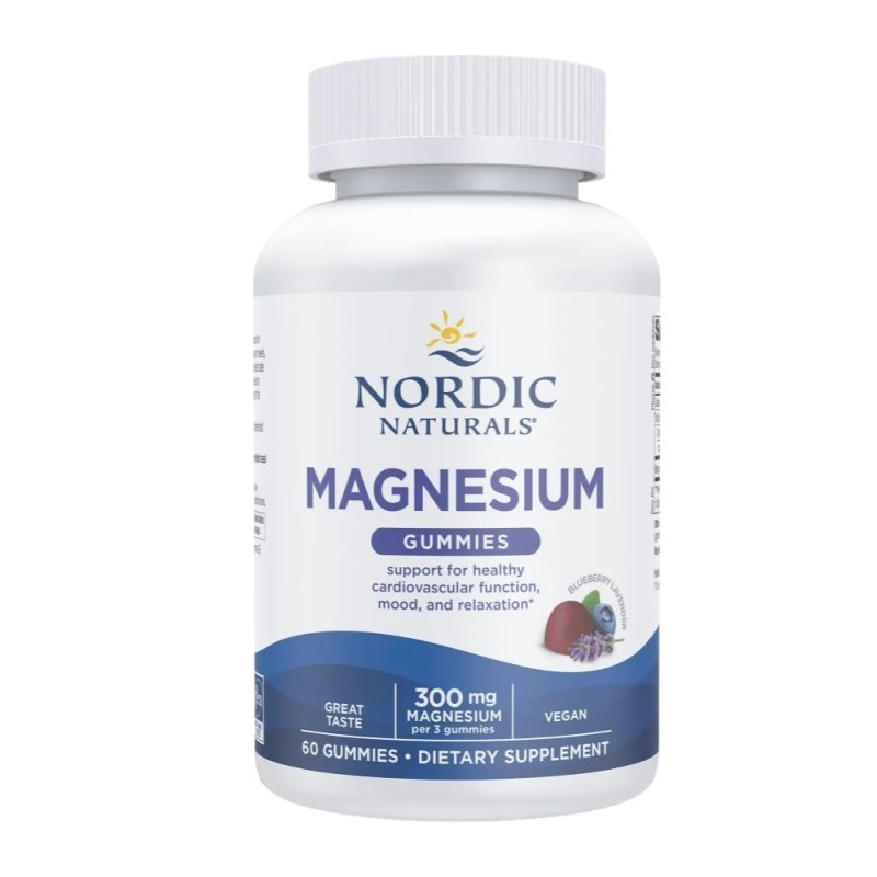 NORDIC Magnesium 60 gummies Blueberry Lavender