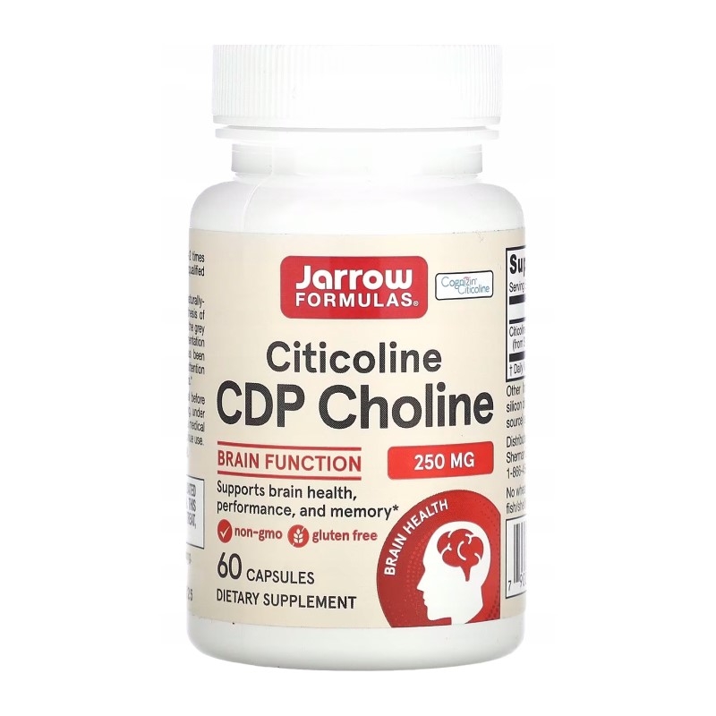 JARROW FORMULAS Cytykolina (CDP Cholina - Cognizin) 250 mg 60 caps.