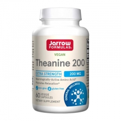 JARROW FORMULAS Theanine 200 mg 60 veg caps.