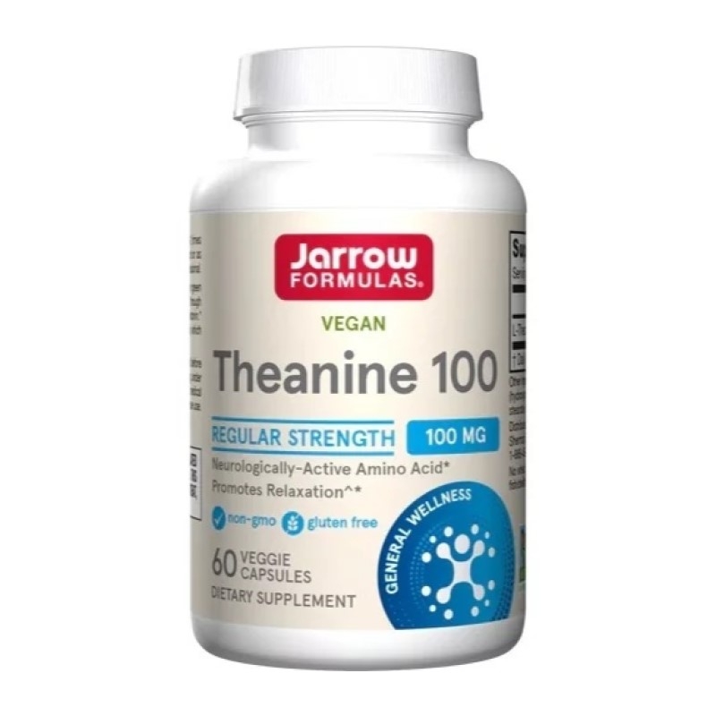 JARROW FORMULAS Theanine 100mg 60 weg.kaps.