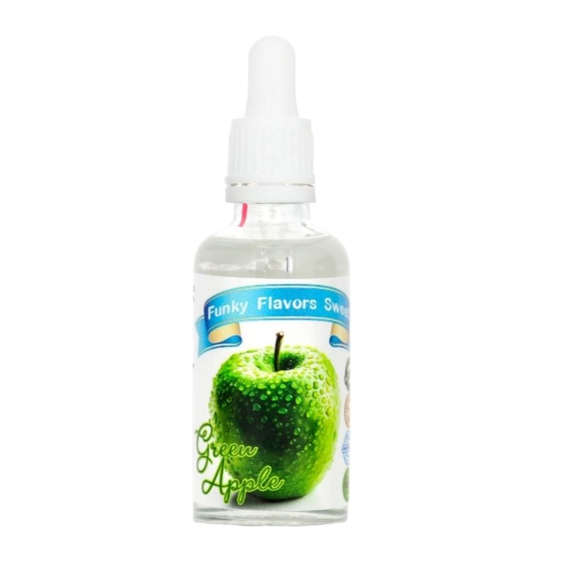 FUNKY FLAVORS Aromat Słodzony 50 ml Green Apple