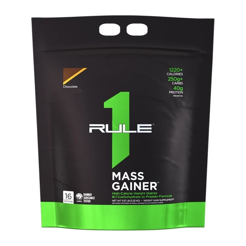 RULE R1 Mass Gainer 5,12-5,20 kg  - Smaki czekoladowe