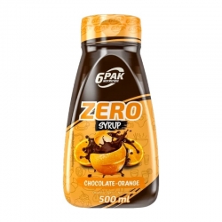 6PAK Syrop Zero 500 ml CZEKOLADA-POMARAŃCZA