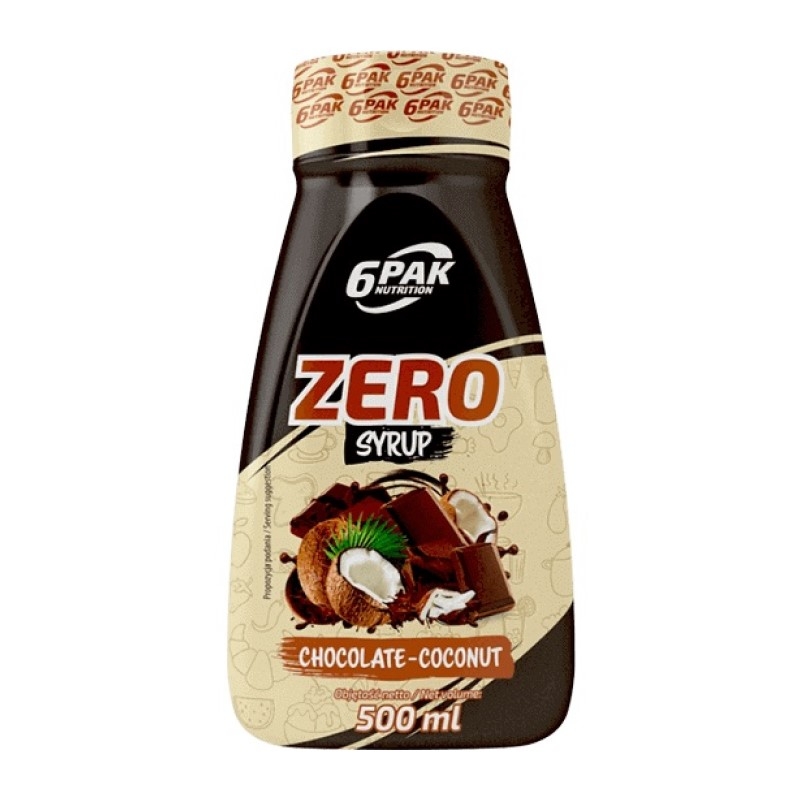 6PAK Syrop Zero 500ml Czekolada-Kokos