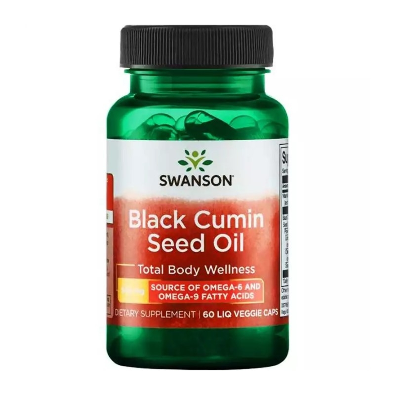 SWANSON Black Cumin Seed Oil 500 mg 60 liq veg caps