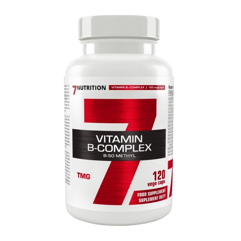 7 NUTRITION Vitamin B-Complex B-50 Methyl 120 veg caps.