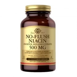 SOLGAR No-Flush Niacin 100 veg caps.