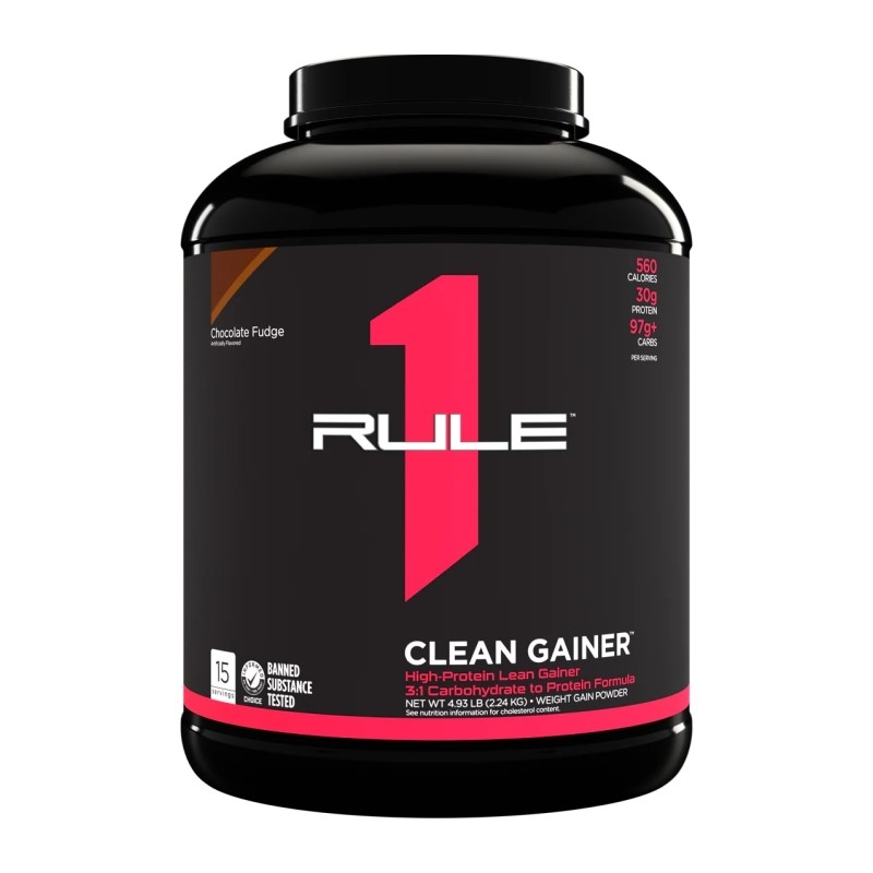 RULE 1 Clean Gainer 2,24 kg - Smaki czekoladowe