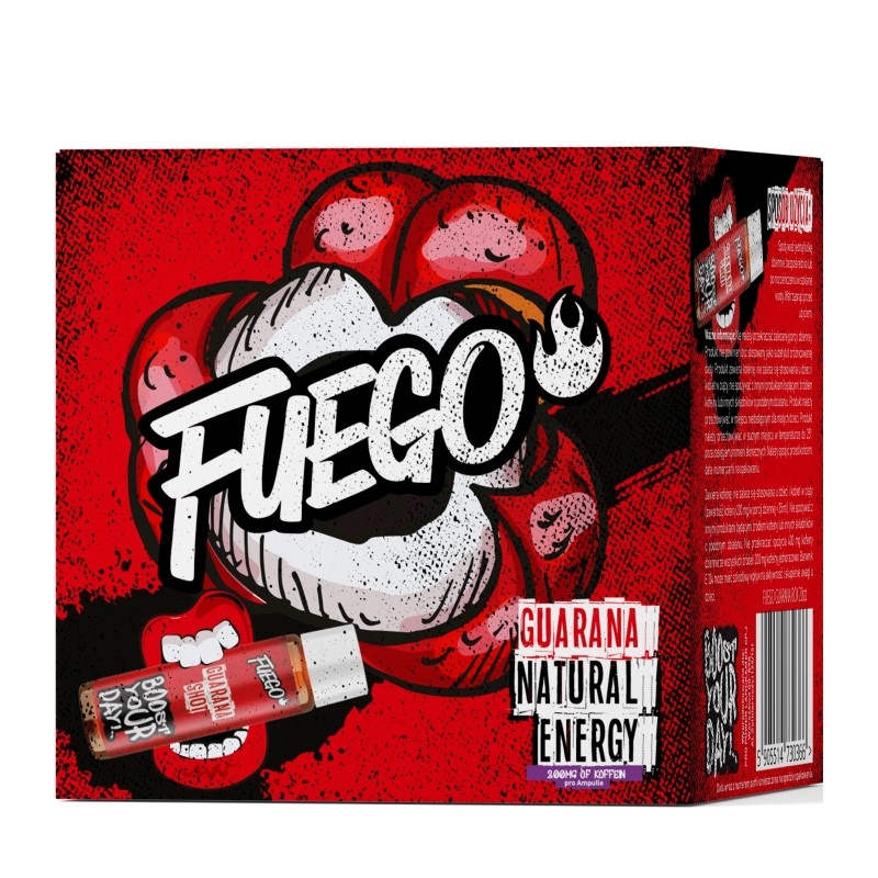 FUEGO Guarana Natural Energy 25 ml x 20 ampułek