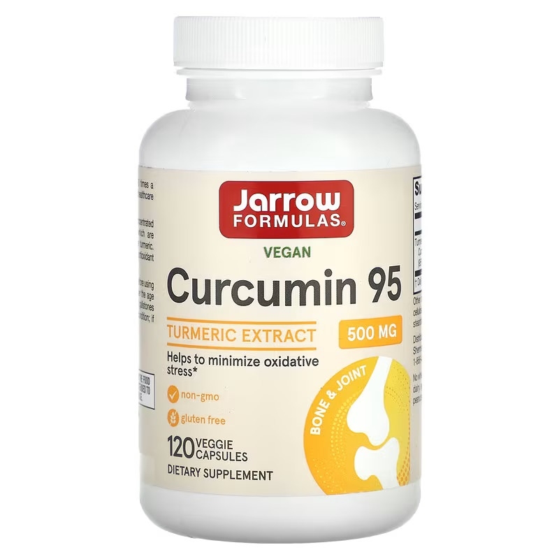 JARROW FORMULAS Curcumin 95 500mg 120 vcaps.