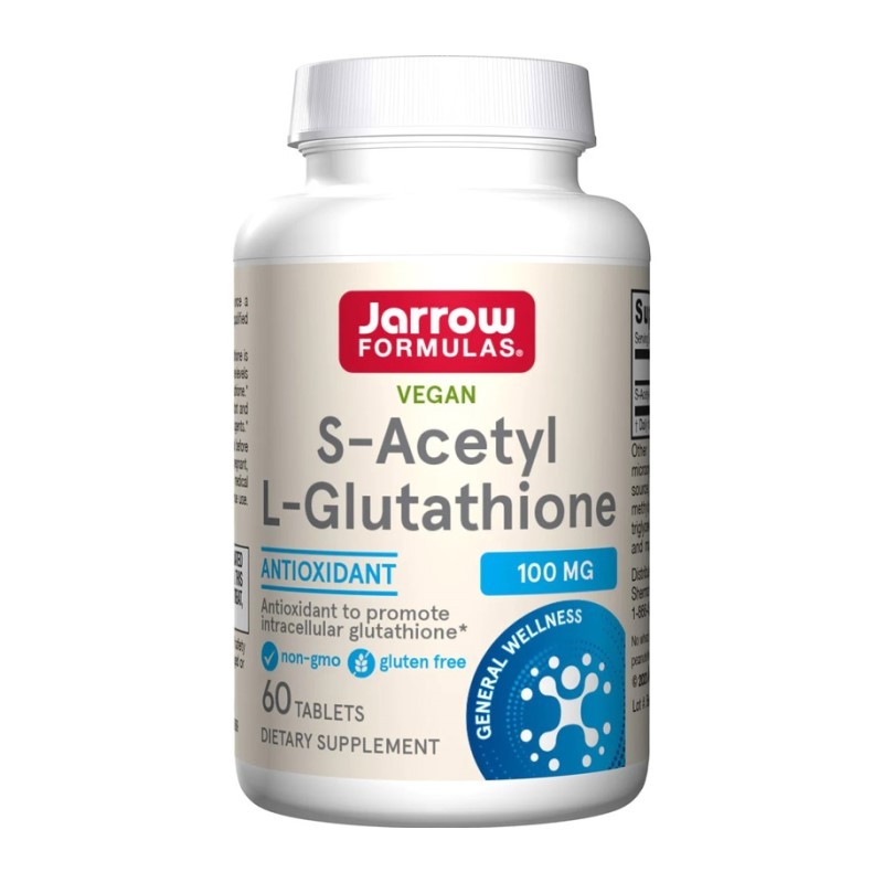 JARROW FORMULAS S-Acetyl L-Glutathione 100 mg 60 tabs.