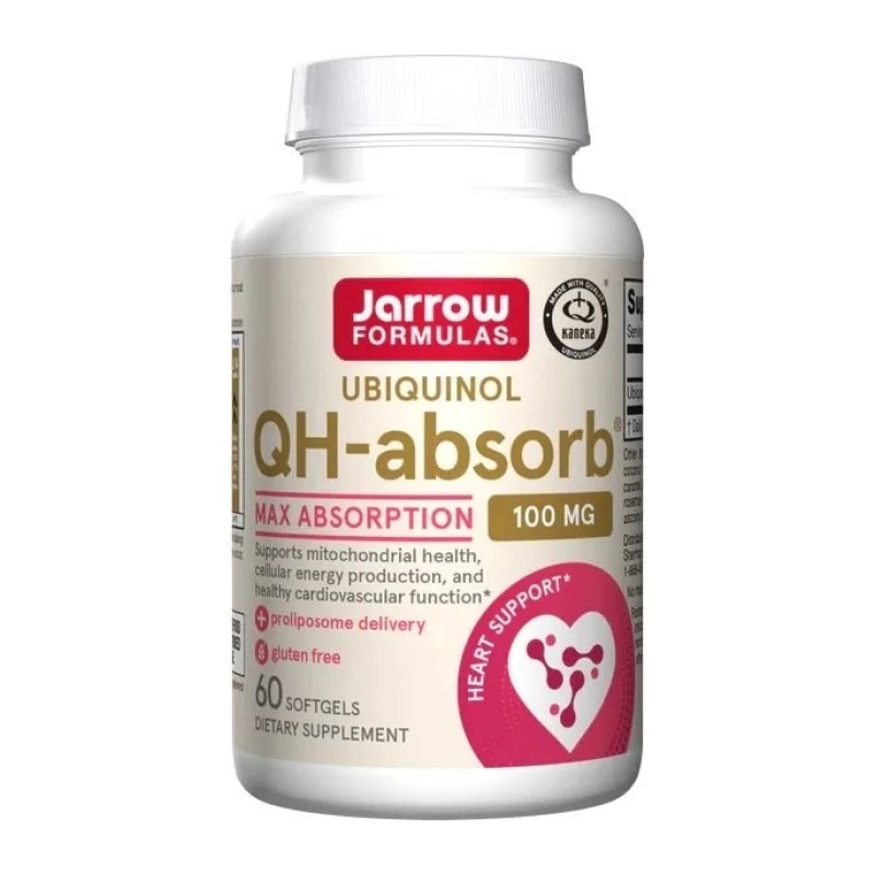 JARROW FORMULAS Ubiquinol QH-absorb 100mg 60 sgels