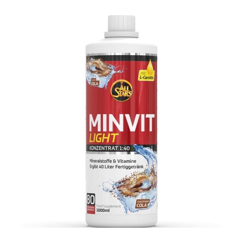 ALL STARS Minvit Light 1000 ml - Cola (20.12.2024)