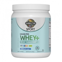 GARDEN OF LIFE Sport Grass Fed Whey+ Weight Management, 450 g Vanilla