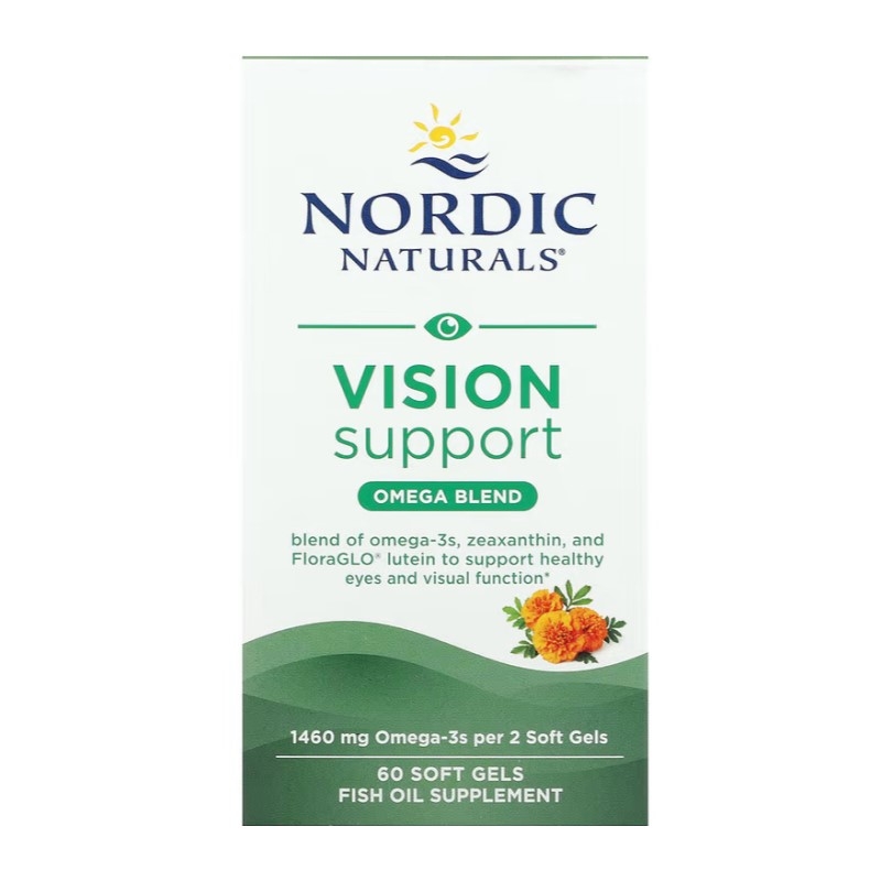 NORDIC NATURALS Vision Support 1460 mg 60 softgels.