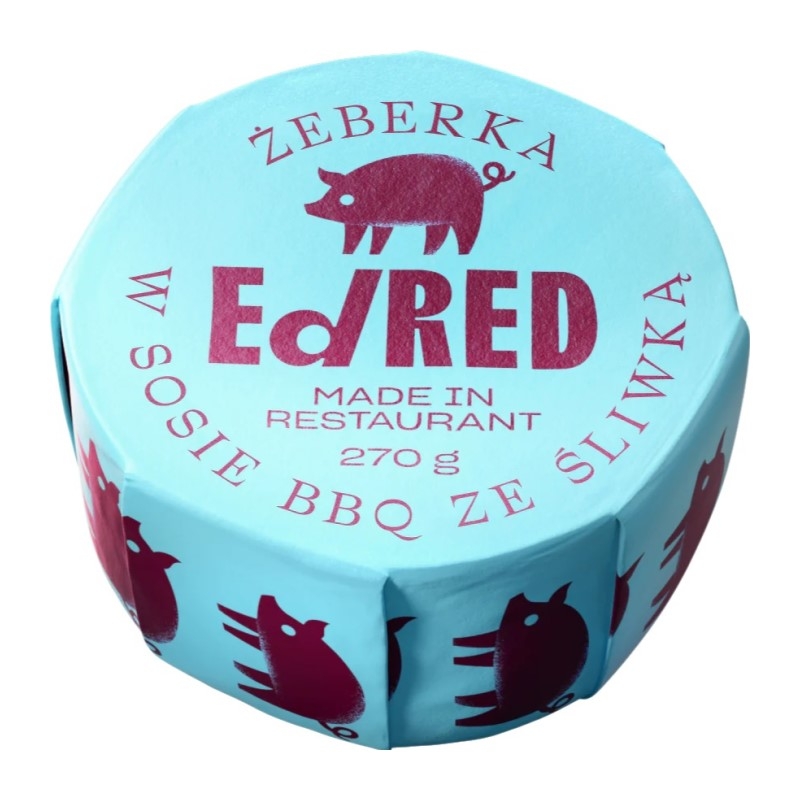 EDRED Żeberka w sosie BBQ ze Śliwką 270 g