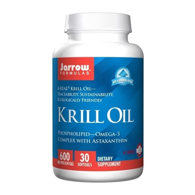 JARROW FORMULAS Krill oil 600mg 30 gels.