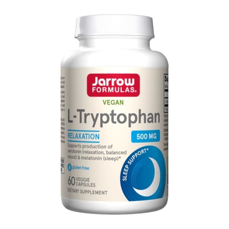 JARROW FORMULAS L-Tryptofan 500 mg 60 veg caps. (28.02.2025)