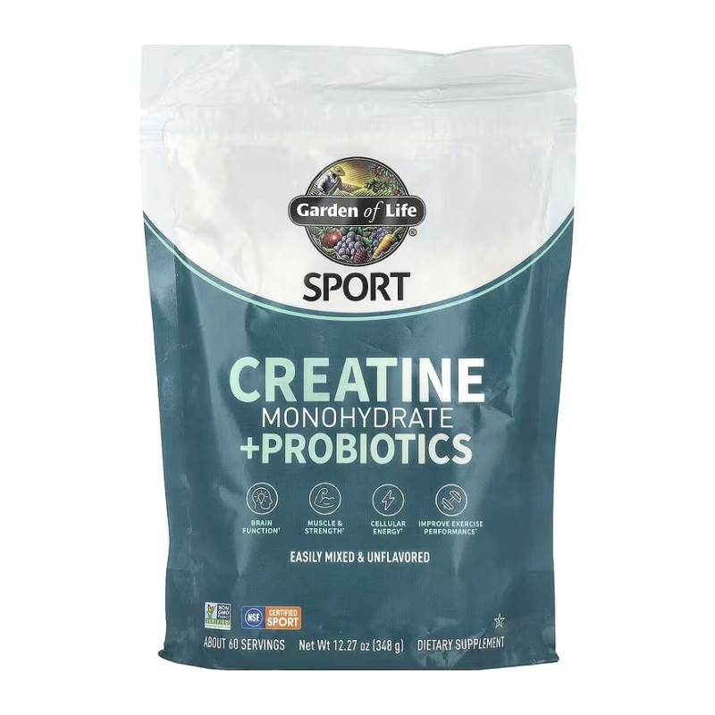 GARDEN OF LIFE Sport Creatine Monohydrate + Probiotics 348 g