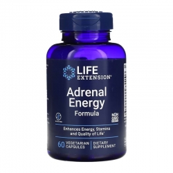 LIFE EXTENSION Adrenal Energy Formula 60 veg caps.