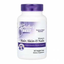 DOCTOR'S BEST Womens Hair,Skin & Nails 60 veg caps.