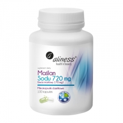 ALINESS Maślan Sodu 720 mg 100 veg cap
