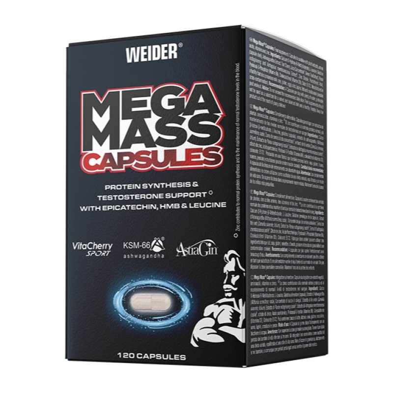 WEIDER Mega Mass Capsules 120 caps.