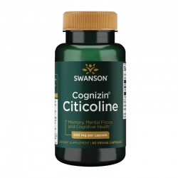 SWANSON Cognizin Citicoline 500 mg 60 veg caps.