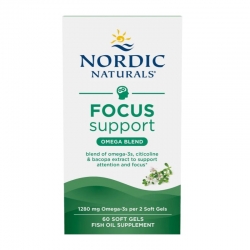 NORDIC NATURALS Focus Support 60 softgels. (30.06.2025)