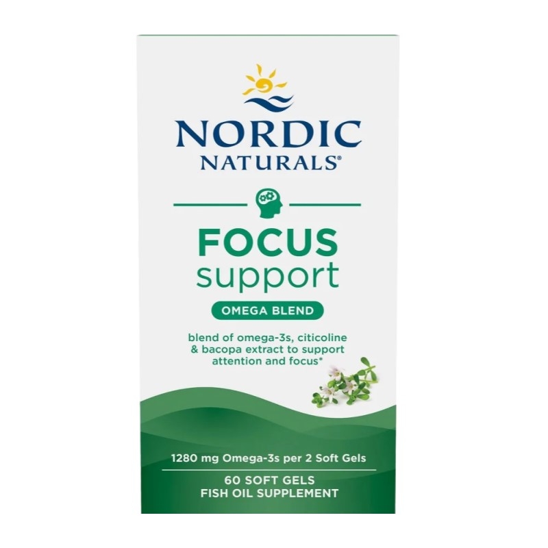NORDIC NATURALS Focus Support 60 softgels. (30.06.2025)