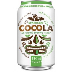 COCOLA Naturalna Woda Kokosowa gazowana 330ml