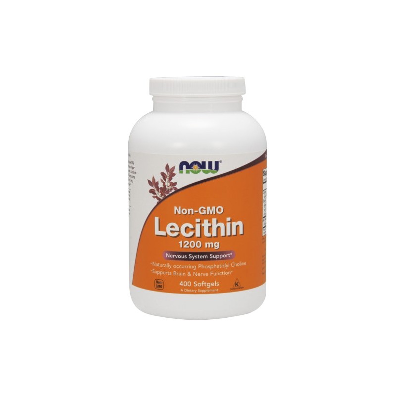 NOW Foods Lecytyna 1200 mg - 400 capsules - SKLEP Odżywki Suplementy ...