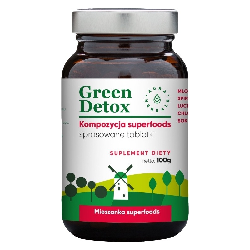 AURA HERBALS Green Detox 100g tabletki
