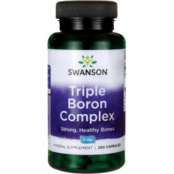 SWANSON Triple Boron Complex 3 mg 250 caps.