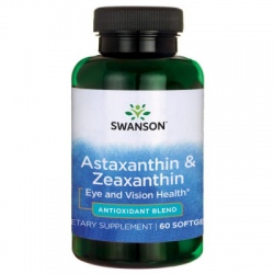 SWANSON Astaxantin & Zeaxanthin 60 gels.